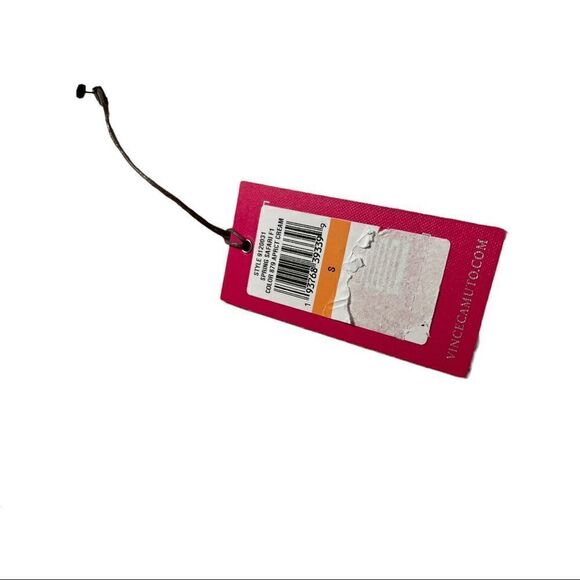 NWT Vince Camuto Women's Extend Shoulder Cinced Waist Blouse, Apricot Cream, S - Picture 5 of 7